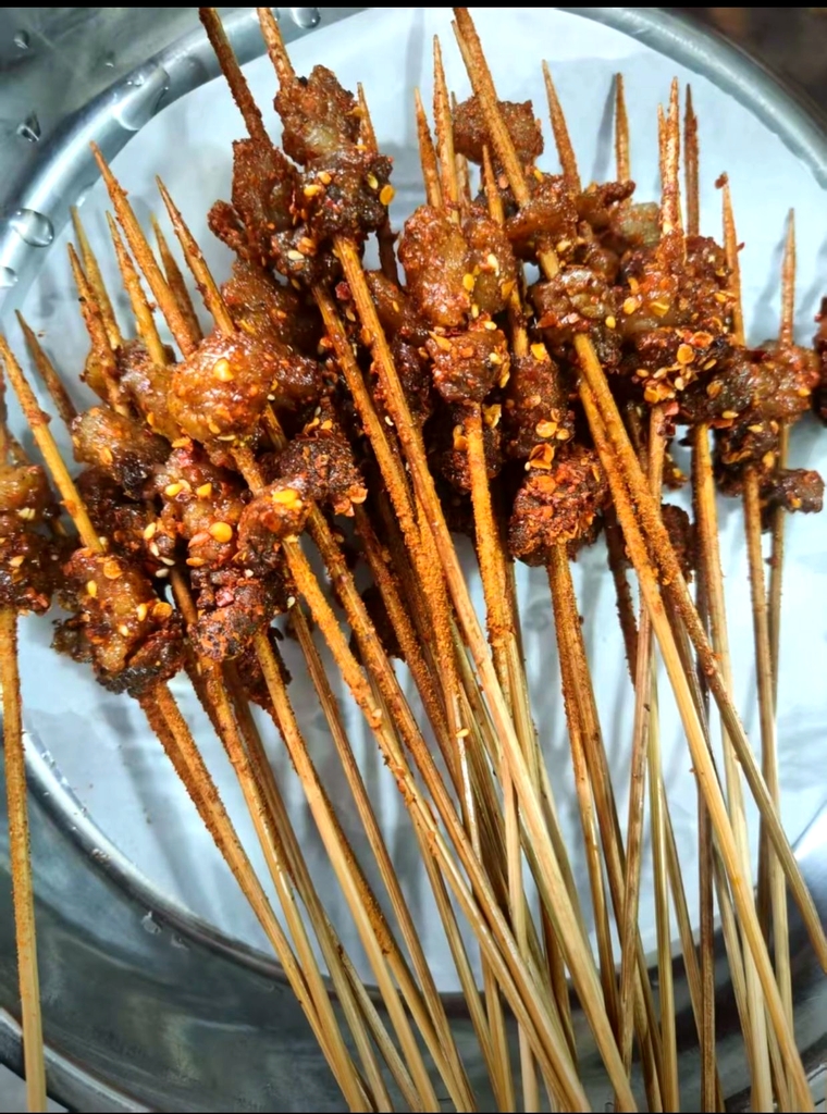 斗门烤牛肉串
