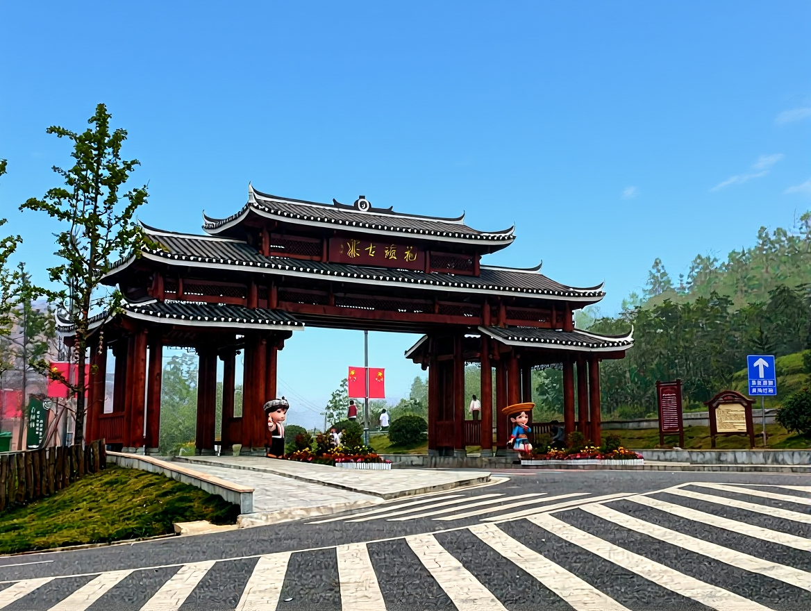 大花瑶虎形山景区