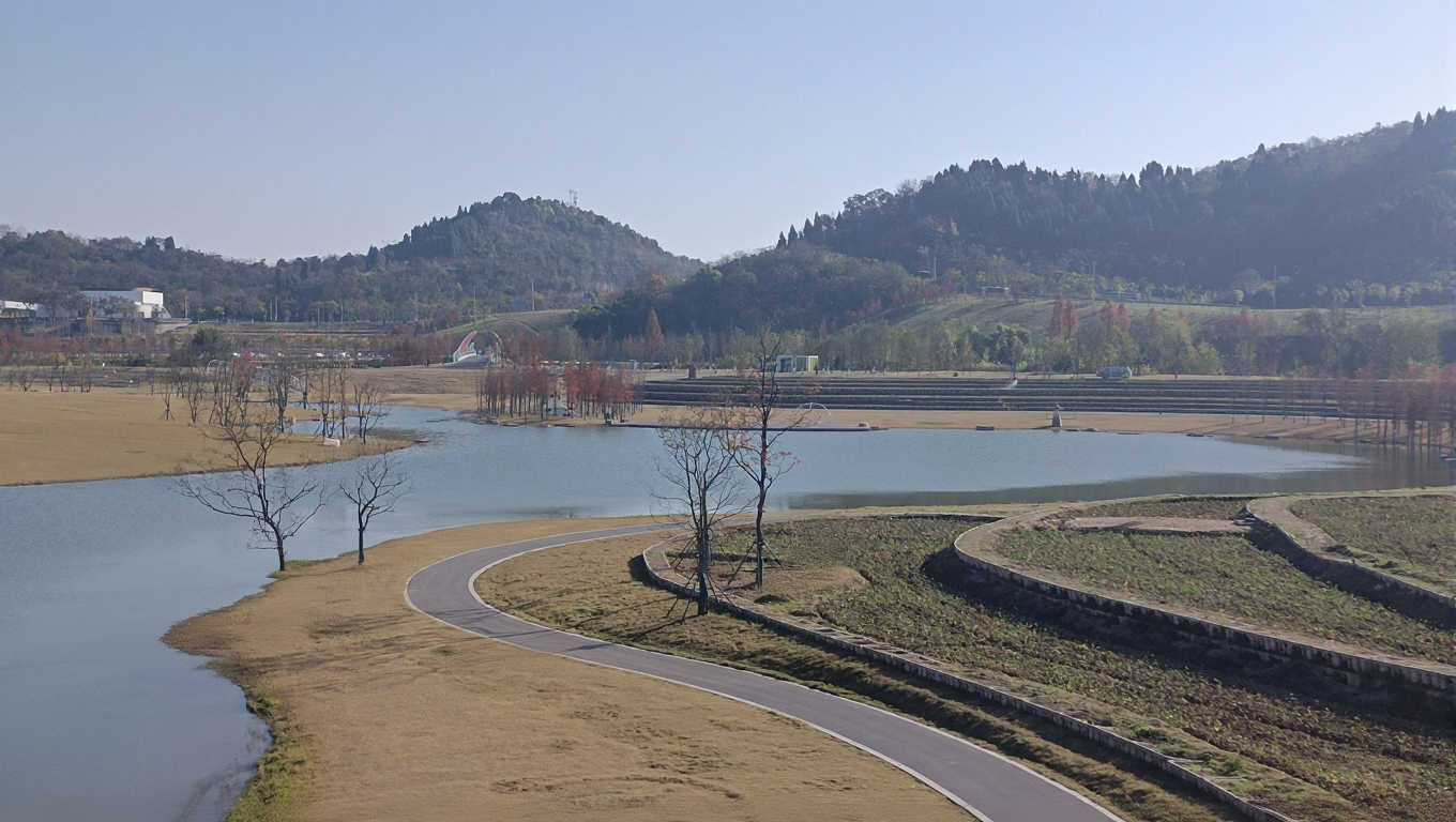 卷桥河湿地公园