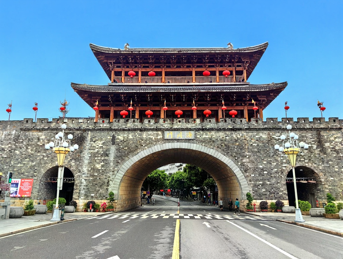 长汀古城