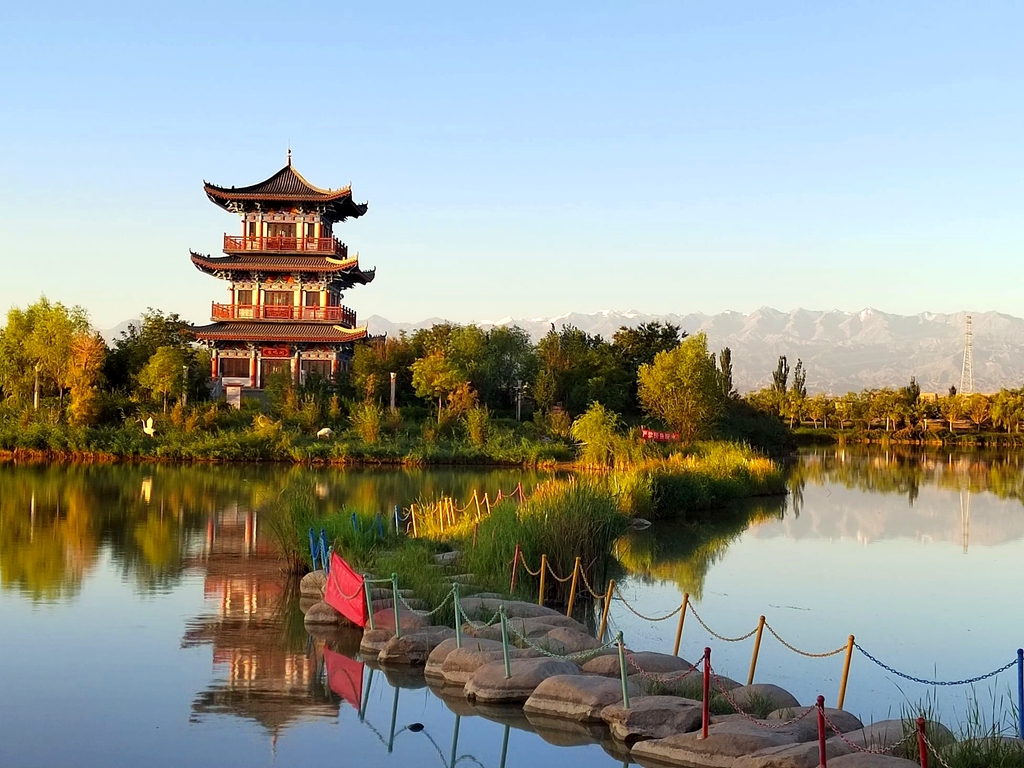 酒泉天马湖景区
