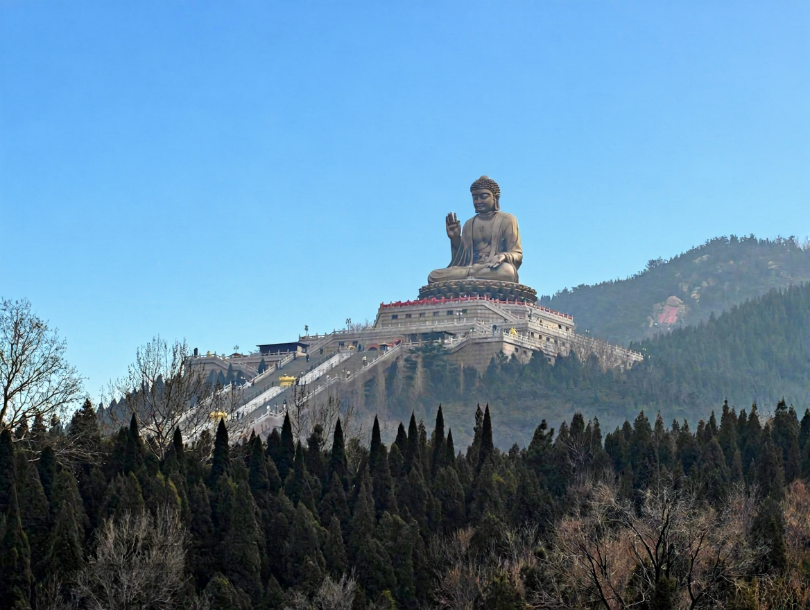 南山旅游景区南山大佛