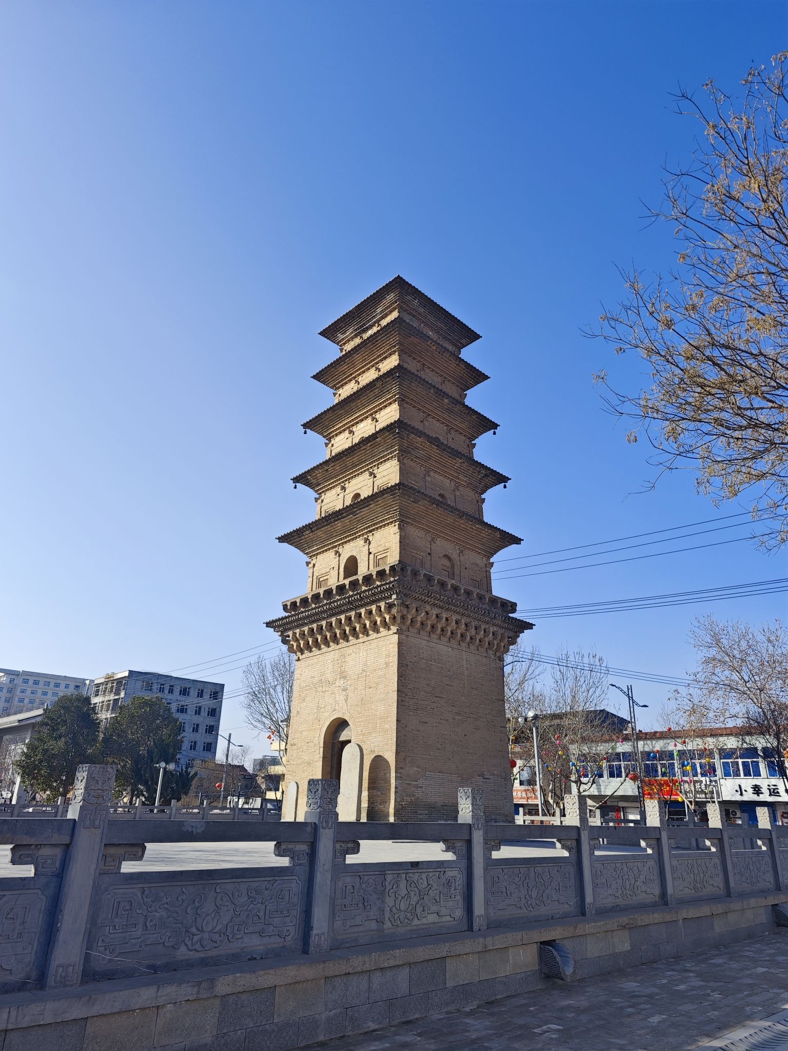 妙道寺双塔实景照片