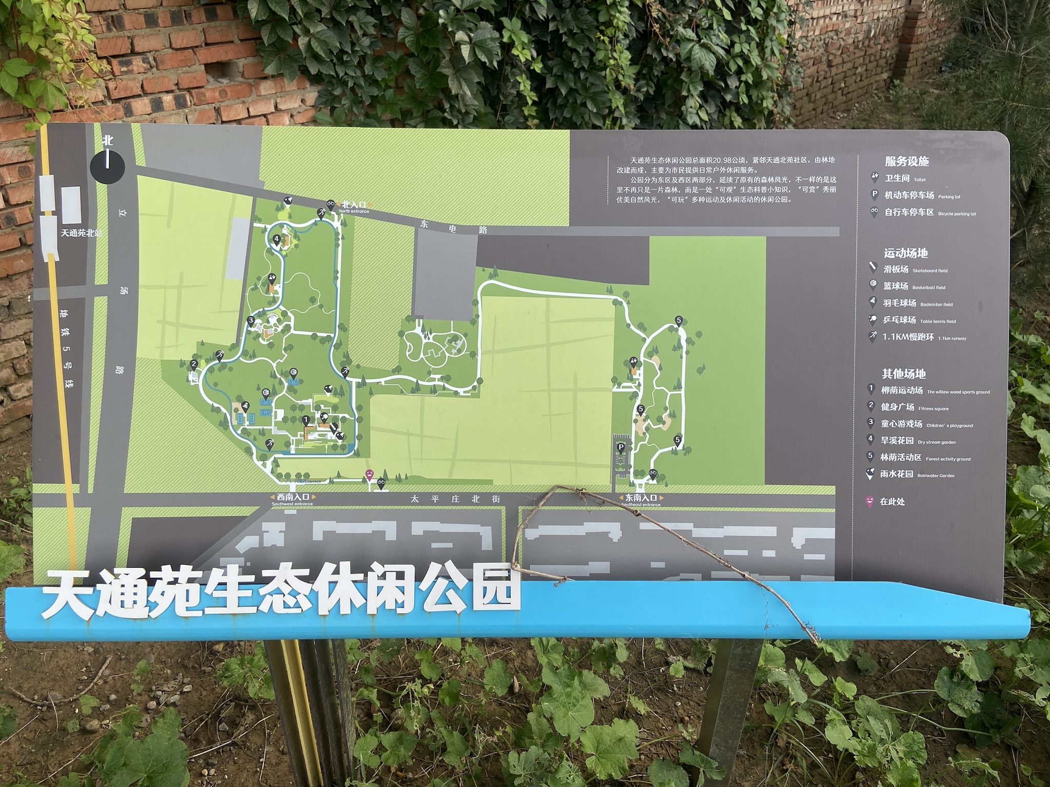 天通苑生态休闲公园旅行图片 1