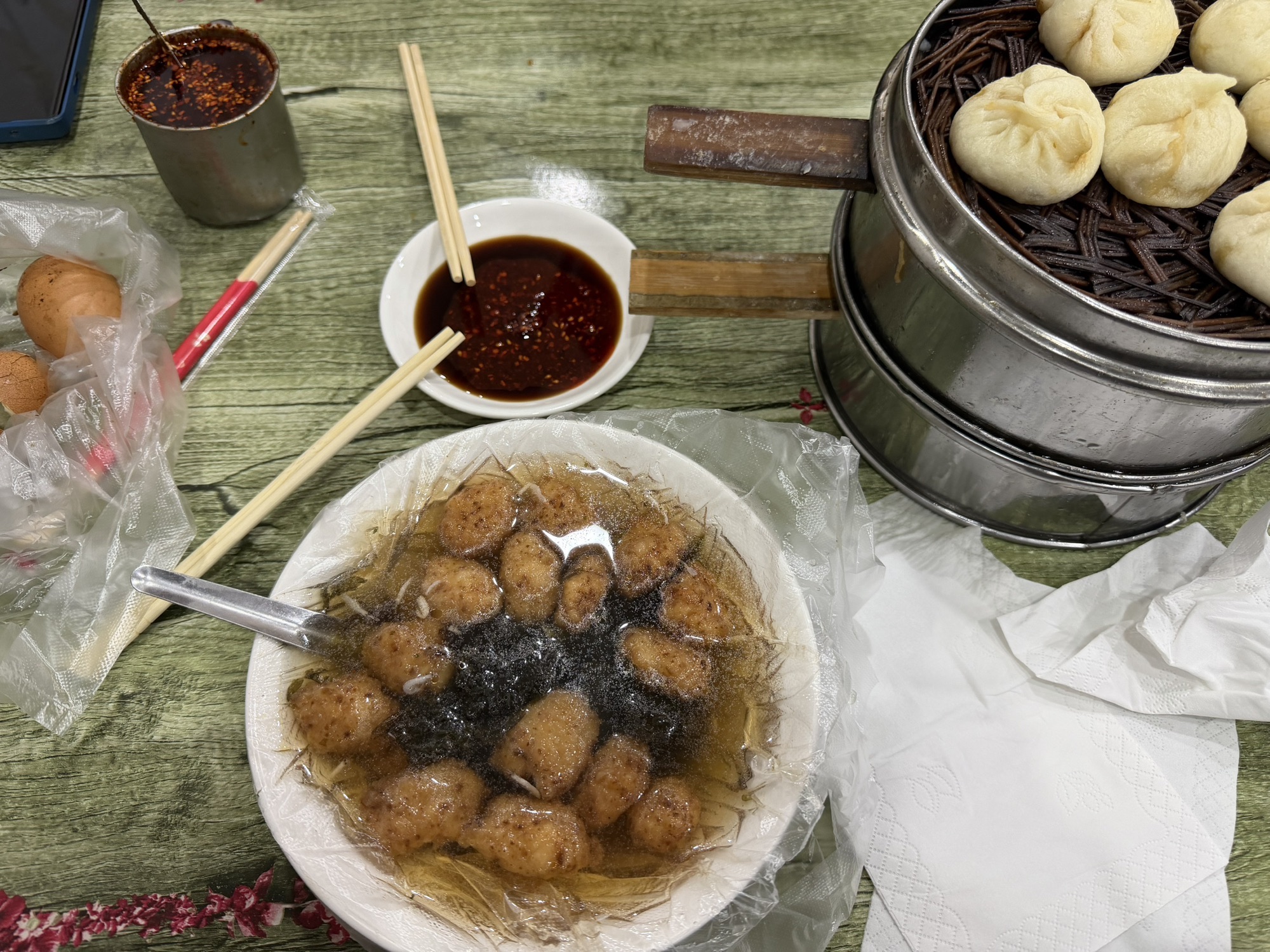 槐树凹西口小笼包门店外观