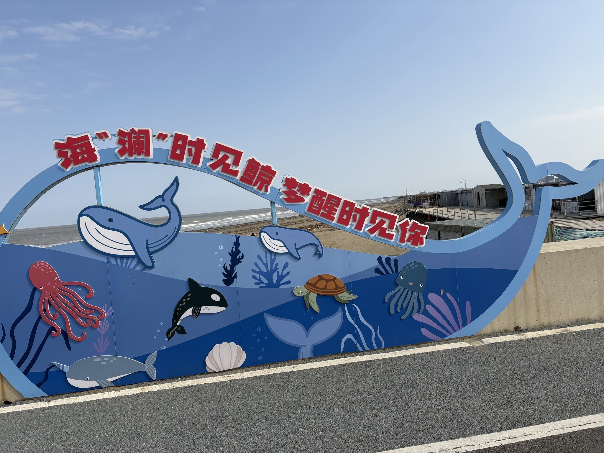 东部海堤黑沙滩景点图片