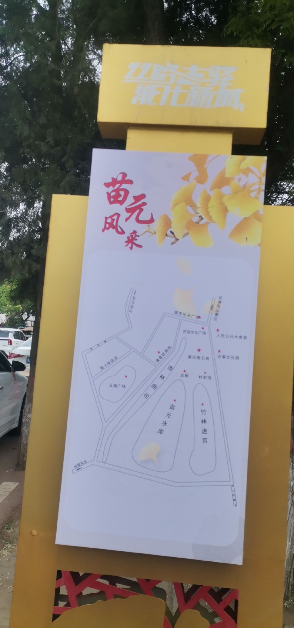 义马市清风山网红草粉黛草旅行图片 1
