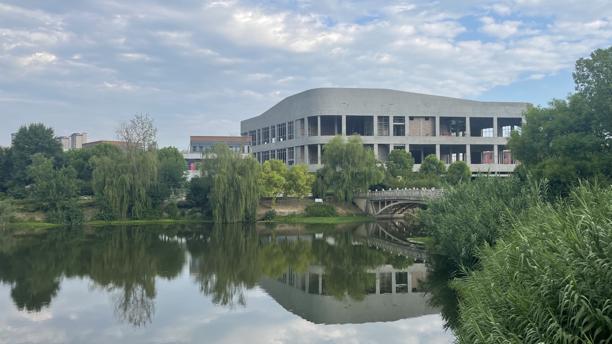 阜南解放社区高杆灯公园旅行图片 1